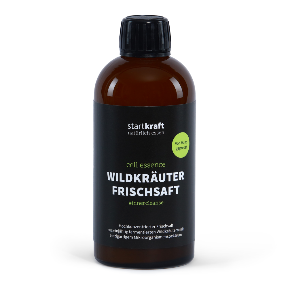 Wildkräuter Frischsaft